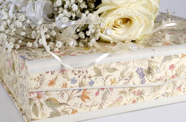 Hochzeit Geschenkbox boho style